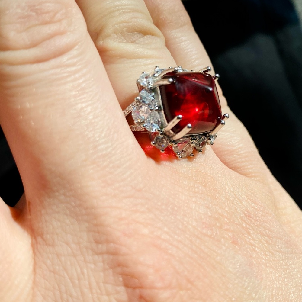 *NEW* | Sterling silver red ruby set - Picture 5 of 8
